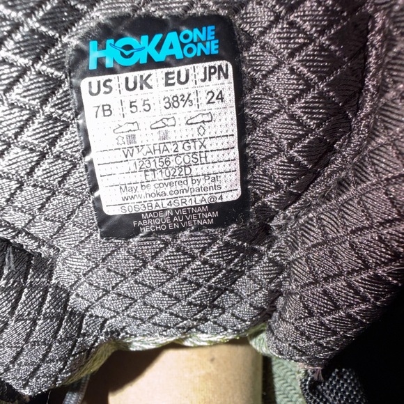 HOKA Kaha 2 GTX Gore-Tex Hiking Vibram Boots Shoes size 7 women’s - Picture 8 of 8